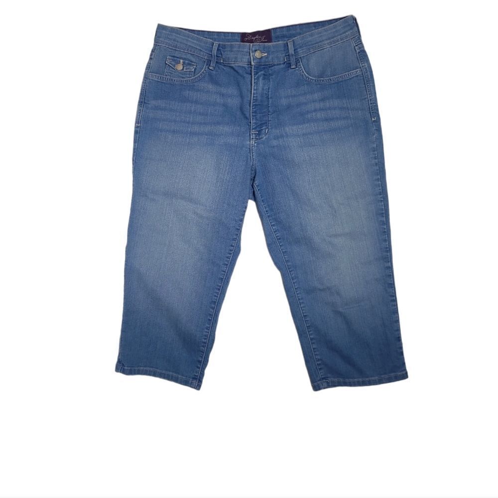 NYDJ stretch cropped lift tuck technology‎ capri jeans 16P